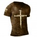 Cross style spiritual T-shirt HF2117-04-03